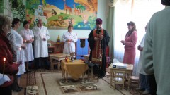 Освящение детской игровой комнаты в детской хирургии